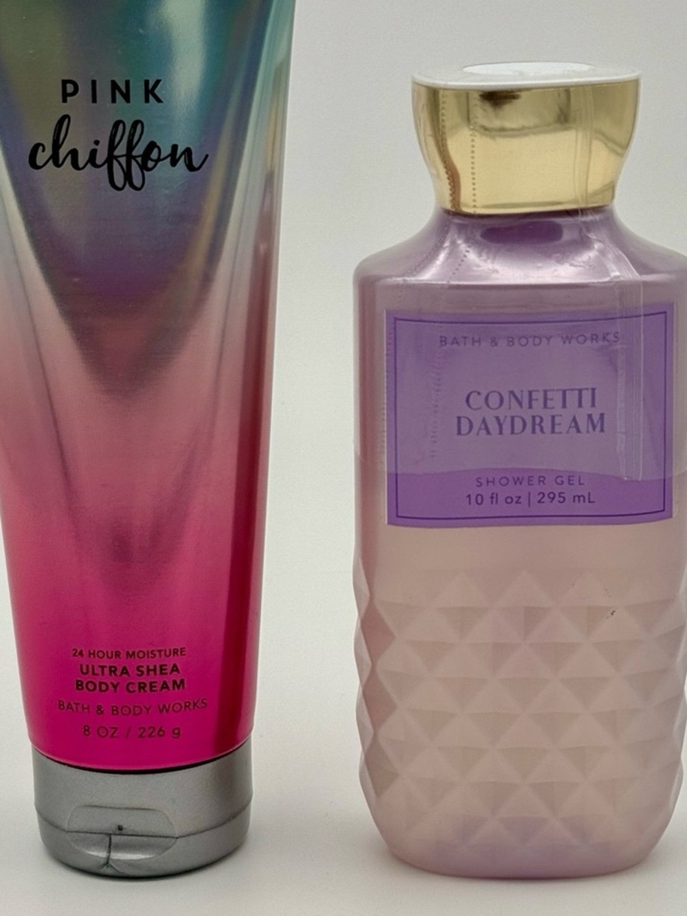 Bath & Body Works Pink Chiffon & Confetti Daydream Body Care Gifts NWT - Picture 2 of 4